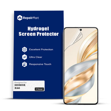 Honor X60 Compatible Premium Hydrogel Screen Protector With Full Coverage Ultra HD